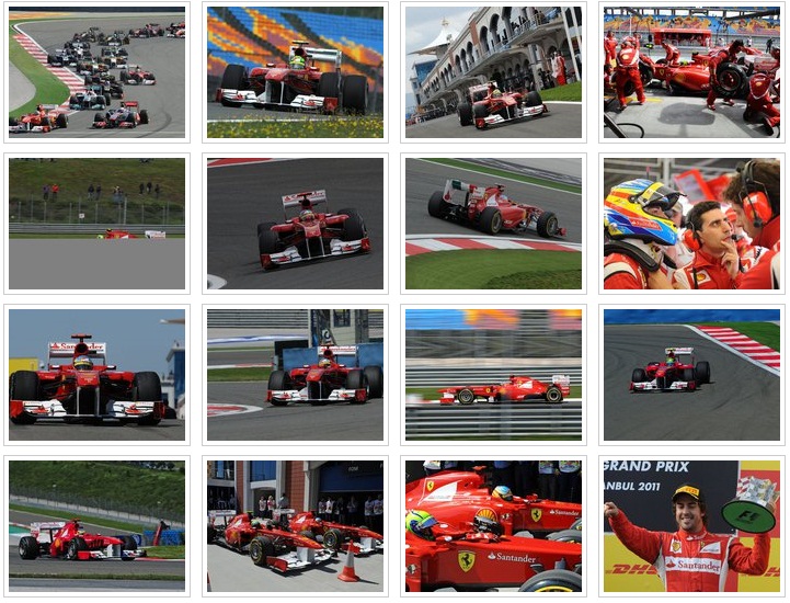 Ferrari en el GP F1 de Turquia