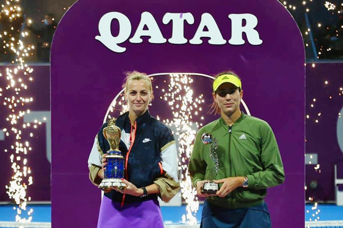Garbiñe Muguruza llega a la final del torneo de tenis de Doha