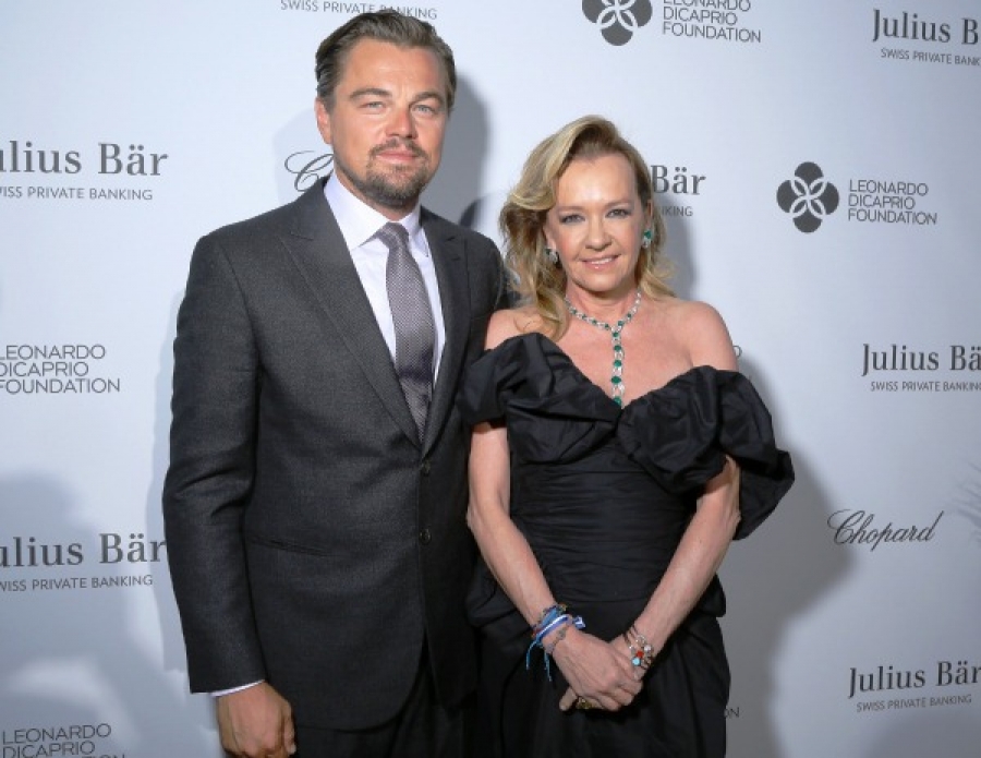 Actor Leonardo DiCaprio and Chopard co-President Caroline Scheufele