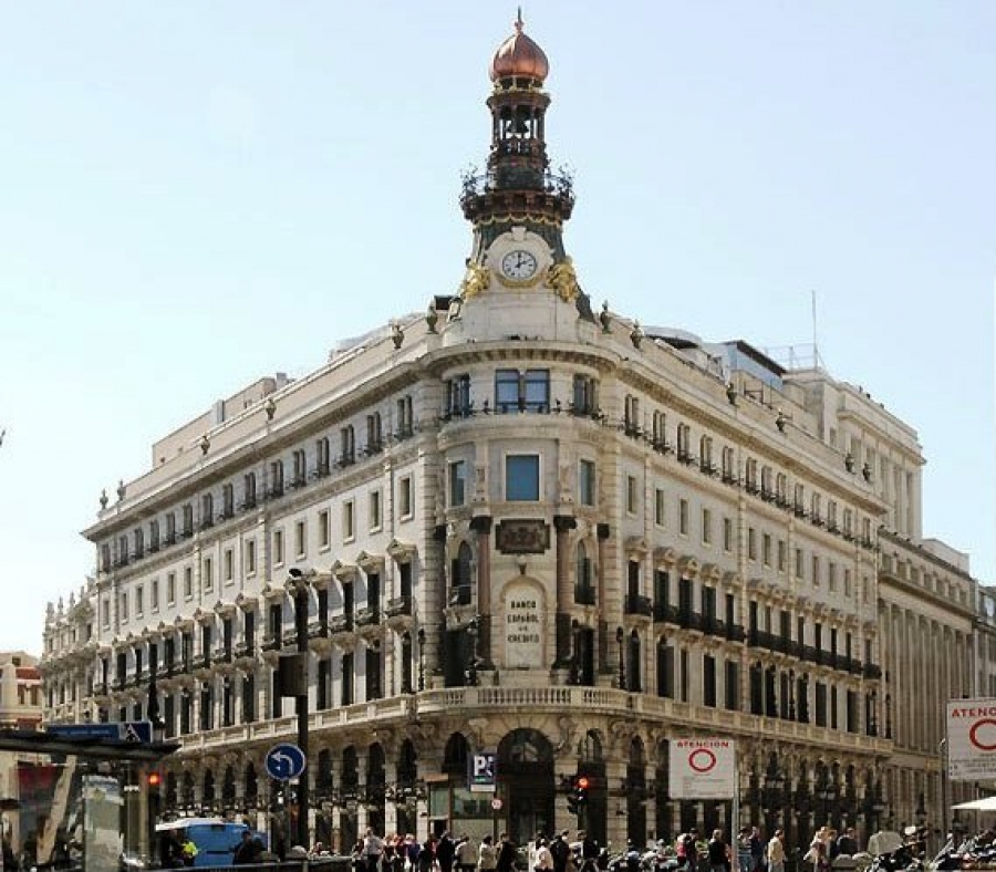 Banco Santander vende la manzana de Canalejas, su histórica sede en Madrid al grupo Villar Mir